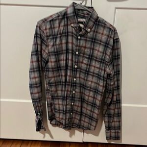 Men's Johnnie-O Casual Button Down Shirt - Gray, Red, Blue